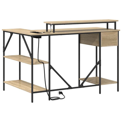 Scrivania Rovere Sonoma 120 x 79 x 86,5 cm Legno multistrato | homemem39