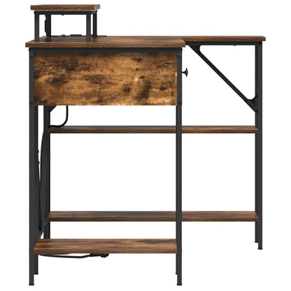 Scrivania Rovere fumé 120 x 79 x 86,5 cm Legno ingegnerizzato
