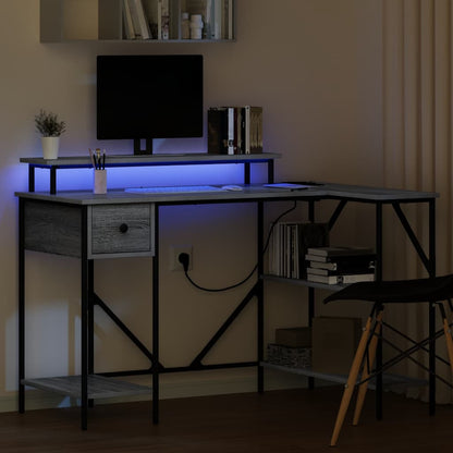 Scrivania Grigio Sonoma 120 x 79 x 86,5 cm Legno multistrato