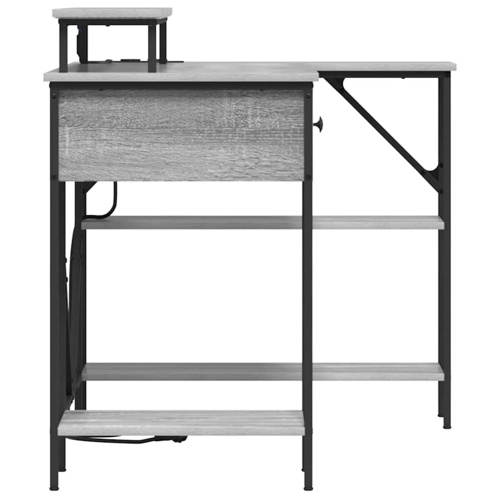 Scrivania Grigio Sonoma 120 x 79 x 86,5 cm Legno multistrato | homemem39
