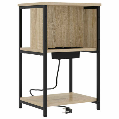 Armadio da Notte 2 pcs Rovere Sonoma 38 x 31 x 61 cm | homemem39