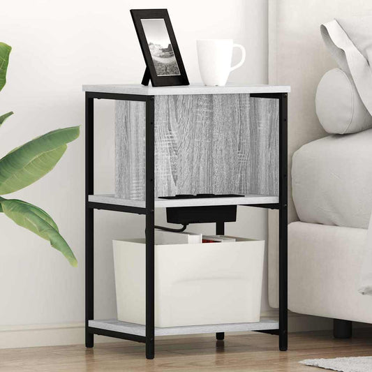 Armadio da Notte Grigio Sonoma 38 x 31 x 61 cm | homemem39