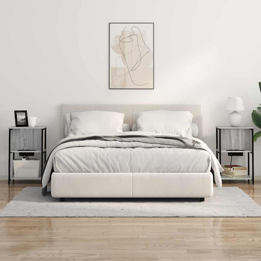 Armadio da Notte Grigio Sonoma 38 x 31 x 61 cm | homemem39