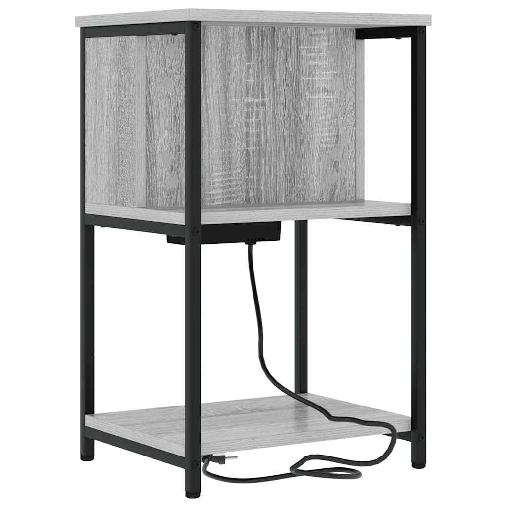 Armadio da Notte Grigio Sonoma 38 x 31 x 61 cm | homemem39