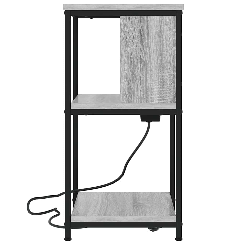 Armadio da Notte 2 pcs Grigio Sonoma 38 x 31 x 61 cm | homemem39