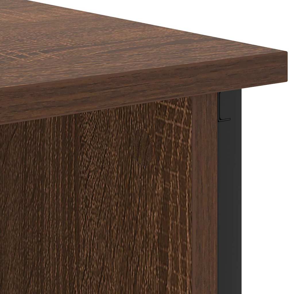 Armadio da Notte Rovere Marrone 38 x 31 x 61 cm | homemem39
