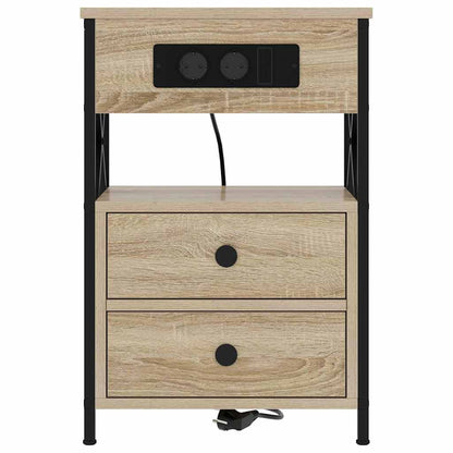 Armadio da Notte con cassetto Rovere Sonoma 40 x 31 x 60 cm