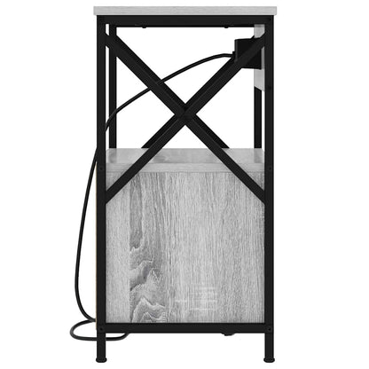 Armadio da Notte con cassetto Grigio Sonoma 40 x 31 x 60 cm | homemem39