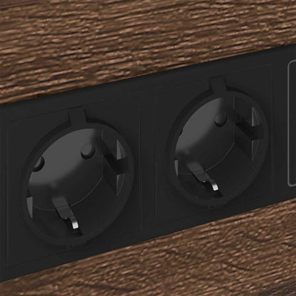 Armadio da Notte con cassetto Rovere Marrone 40 x 31 x 60 cm | homemem39