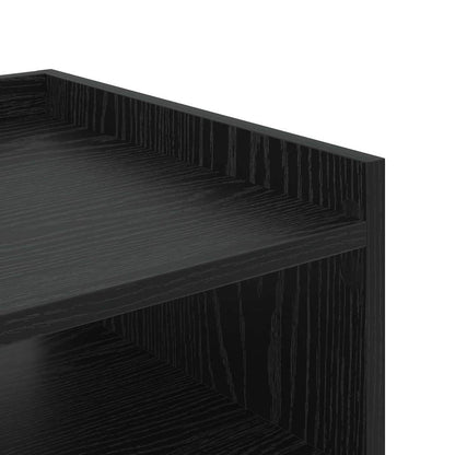 Armadio da Notte Rovere Nero 40 x 40 x 61 cm Legno multistrato | homemem39