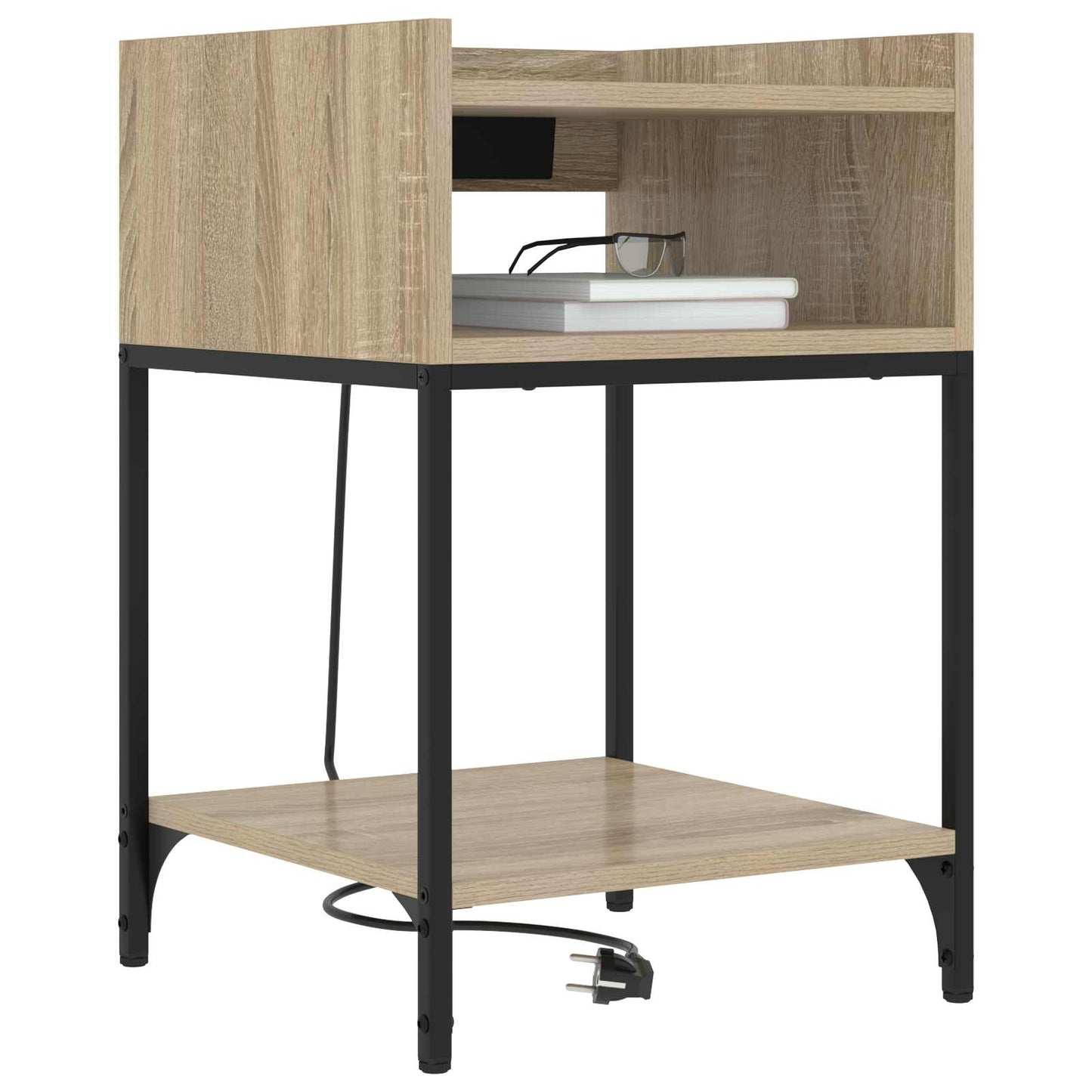 Armadio da Notte 2 pcs Rovere Sonoma 40 x 40 x 61 cm