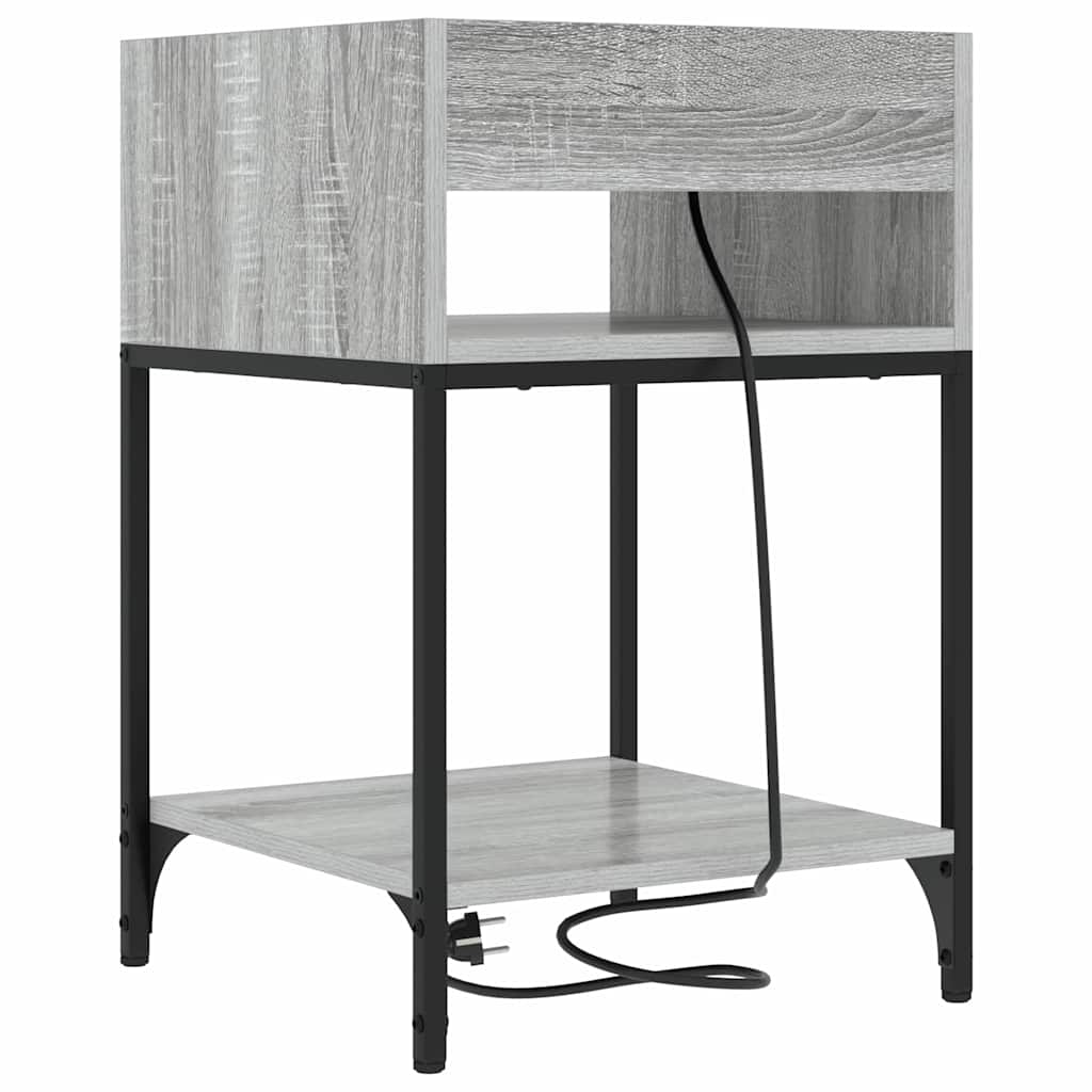 Armadio da Notte 2 pcs Grigio Sonoma 40 x 40 x 61 cm | homemem39