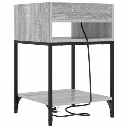 Armadio da Notte 2 pcs Grigio Sonoma 40 x 40 x 61 cm | homemem39