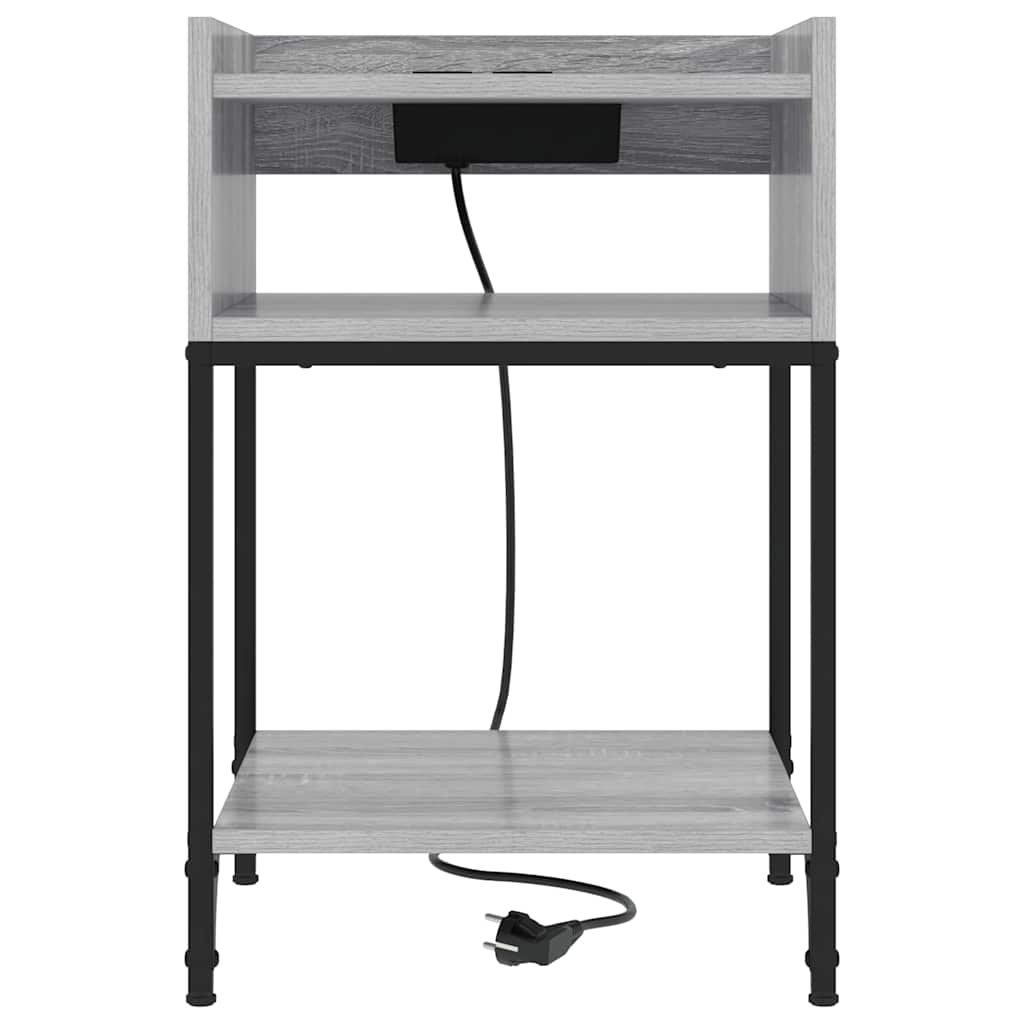 Armadio da Notte 2 pcs Grigio Sonoma 40 x 40 x 61 cm | homemem39
