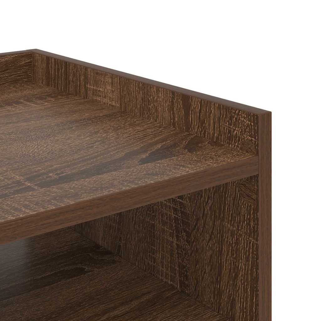 Armadio da Notte 2 pcs Rovere Marrone 40 x 40 x 61 cm | homemem39