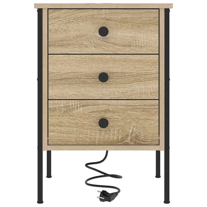 Armadio da Notte con cassetto Rovere Sonoma 42 x 41 x 61 cm | homemem39