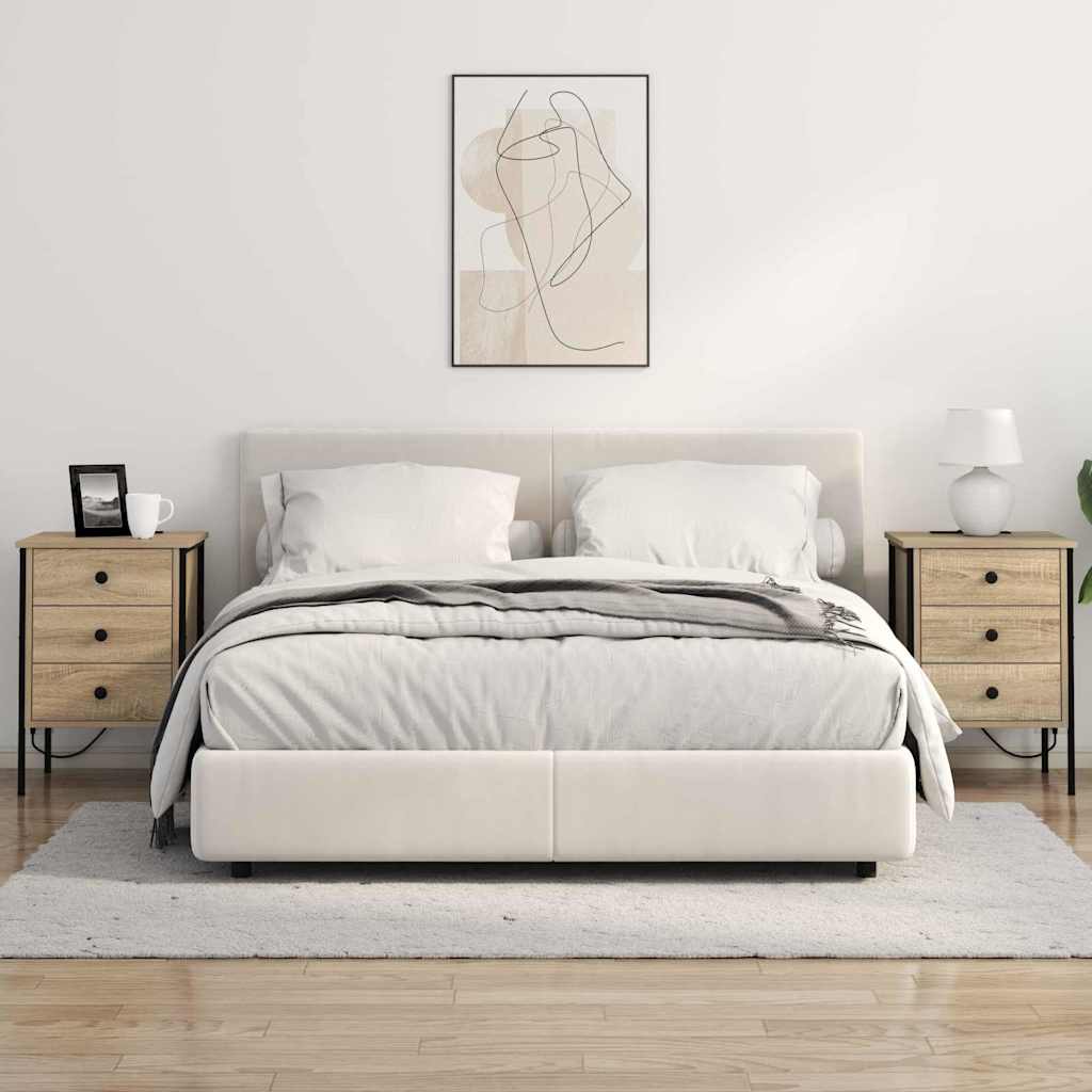 Armadio da Notte 2 pcs Rovere Sonoma 42 x 41 x 61 cm | homemem39