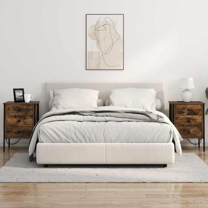 Armadio da Notte Rovere fumé 42 x 41 x 61 cm Legno multistrato | homemem39