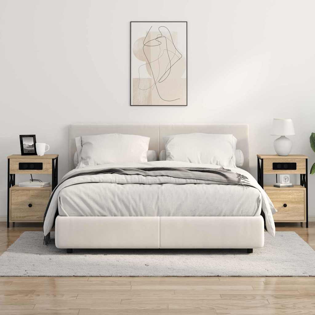 Armadio da Notte con cassetto Rovere Sonoma 40 x 31 x 60 cm