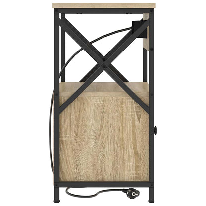 Armadio da Notte con cassetto Rovere Sonoma 40 x 31 x 60 cm