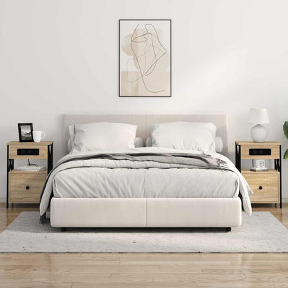 Armadio da Notte 2 pcs Rovere Sonoma 40 x 31 x 60 cm