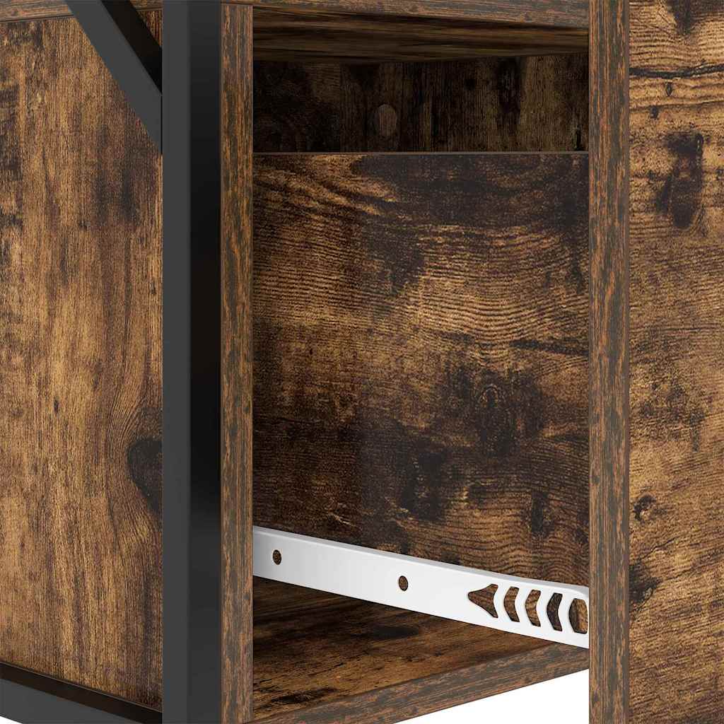 Armadio da Notte Rovere fumé 40 x 31 x 60 cm Legno multistrato | homemem39