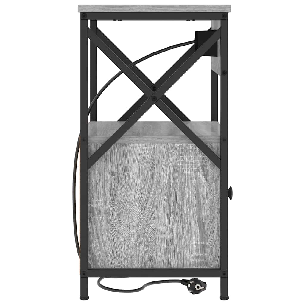 Armadio da Notte con cassetto Grigio Sonoma 40 x 31 x 60 cm | homemem39