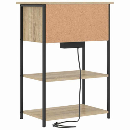 Armadio da Notte Rovere Sonoma 55 x 31 x 76 cm | homemem39