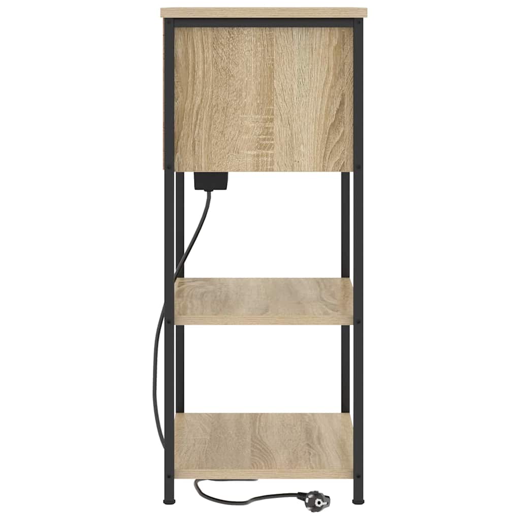 Armadio da Notte Rovere Sonoma 55 x 31 x 76 cm | homemem39