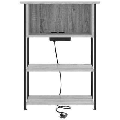 Armadio da Notte Grigio Sonoma 55 x 31 x 76 cm | homemem39
