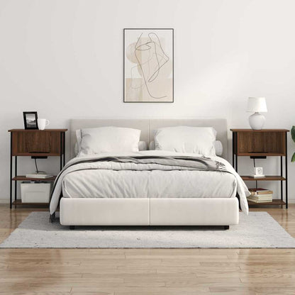 Armadio da Notte Rovere Marrone 55 x 31 x 76 cm | homemem39