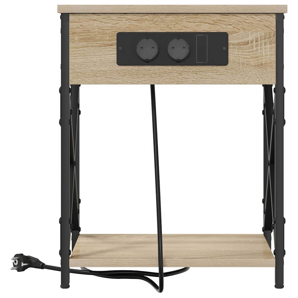 Armadio da Notte Rovere Sonoma 41 x 31 x 51 cm | homemem39