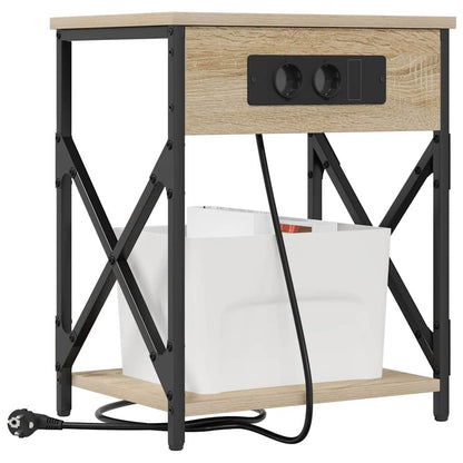 Armadio da Notte 2 pcs Rovere Sonoma 41 x 31 x 51 cm | homemem39