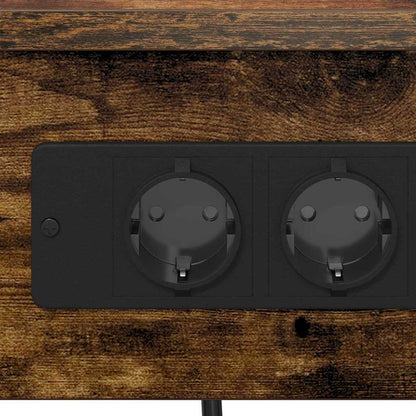 Armadio da Notte Rovere fumé 41 x 31 x 51 cm Legno multistrato | homemem39