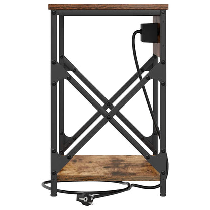 Armadio da Notte Rovere fumé 41 x 31 x 51 cm Legno multistrato | homemem39