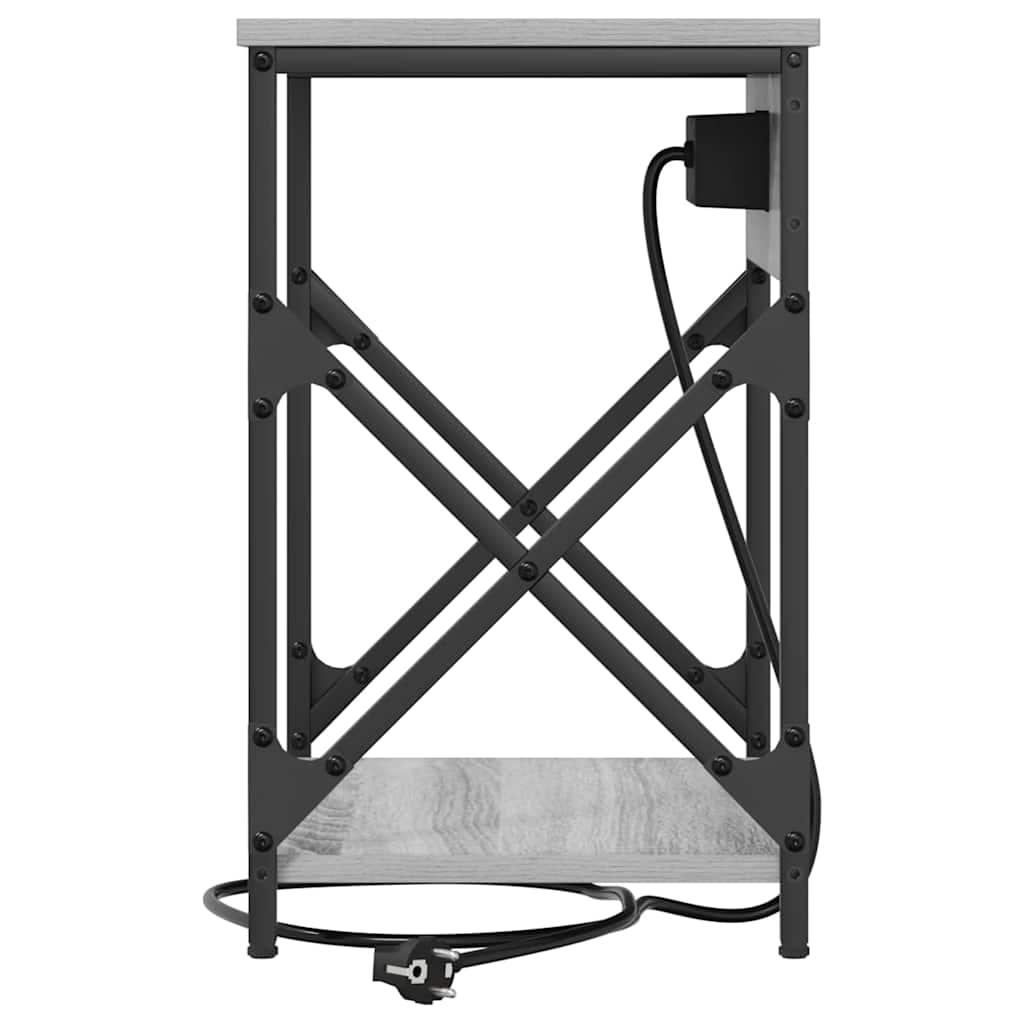 Armadio da Notte Grigio Sonoma 41 x 31 x 51 cm | homemem39