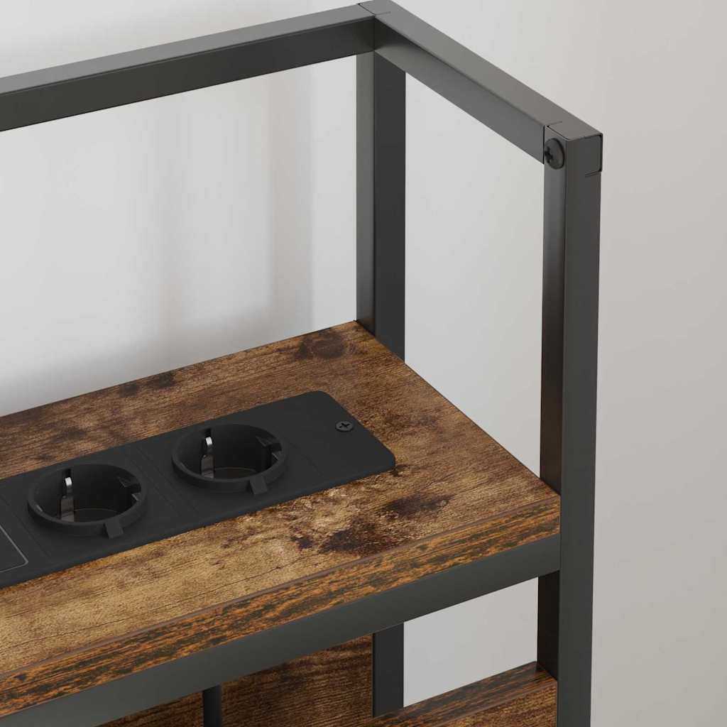 Testata contenitore Rovere fumo 75 cm Legno multistrato