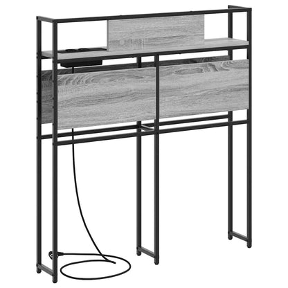 Testata contenitore Grigio sonoma 75 cm Legno multistrato