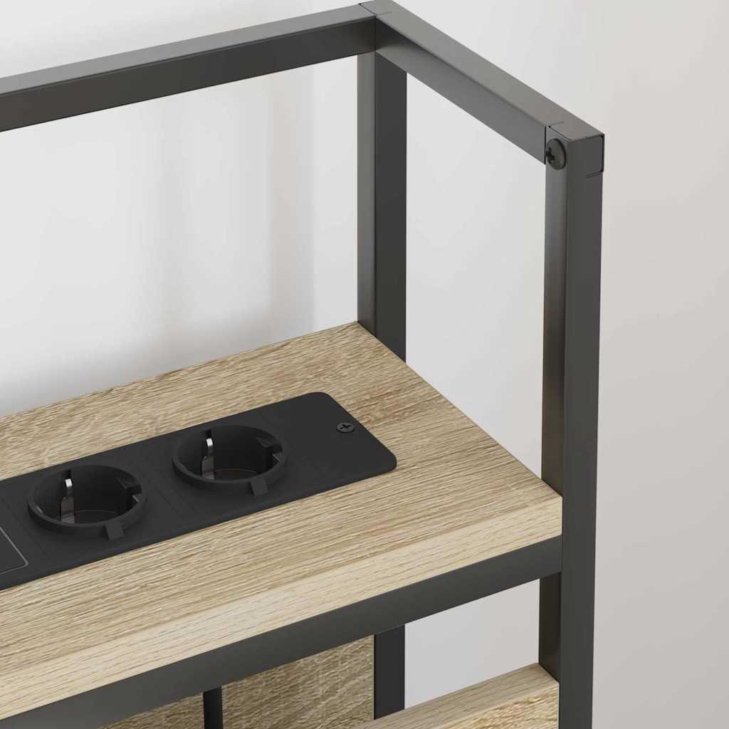 Testata contenitore rovere sonoma 80 cm Legno multistrato