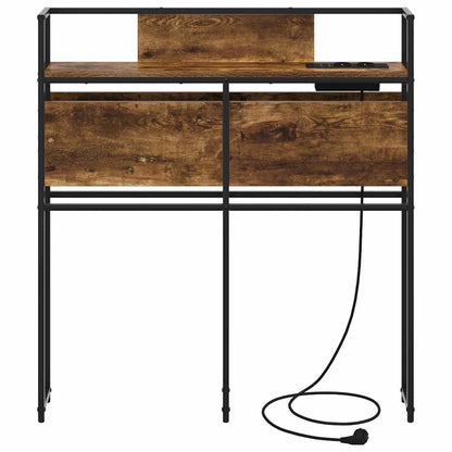 Testata contenitore Rovere fumo 90 cm Legno multistrato