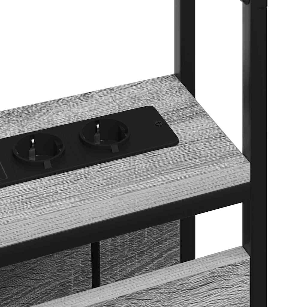 Testata contenitore Grigio sonoma 100 cm Legno multistrato