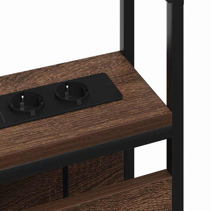 Testata contenitore Rovere marrone 100 cm Legno multistrato