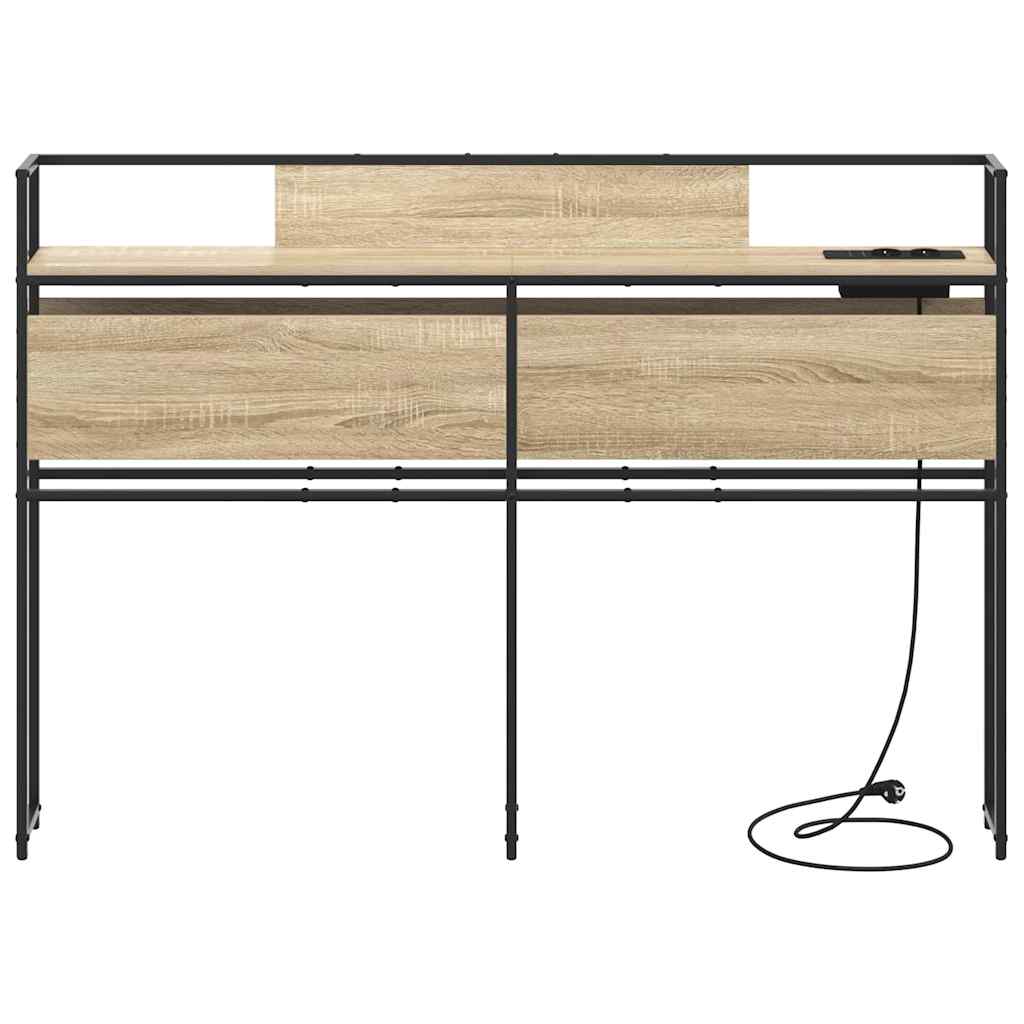 Testata contenitore rovere sonoma 120 cm Legno multistrato