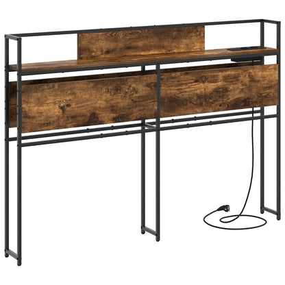 Testata contenitore Rovere fumo 135 cm Legno multistrato