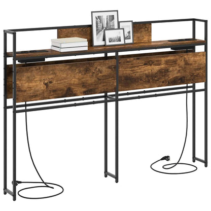 Testata contenitore Rovere fumo 160 cm Legno multistrato