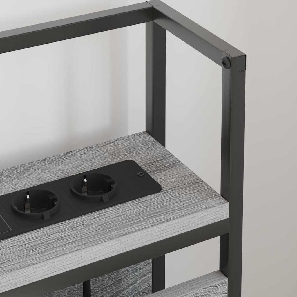 Testata contenitore Grigio sonoma 160 cm Legno multistrato