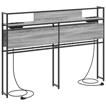 Testata contenitore Grigio sonoma 160 cm Legno multistrato