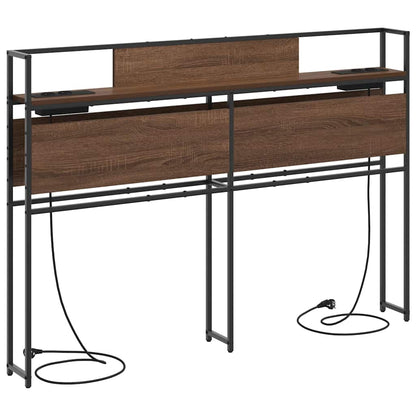 Testata contenitore Rovere marrone 160 cm Legno multistrato