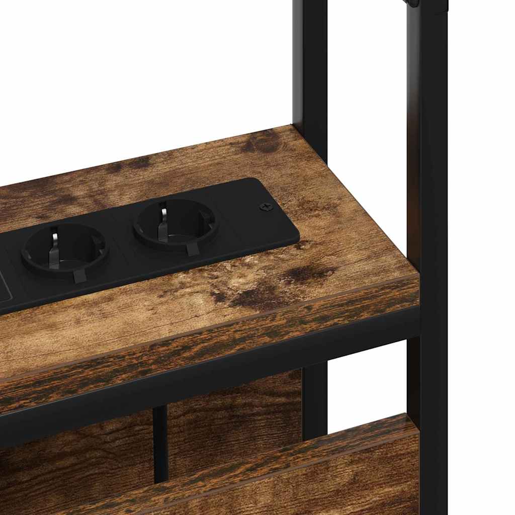 Testata contenitore Rovere fumo 200 cm Legno multistrato