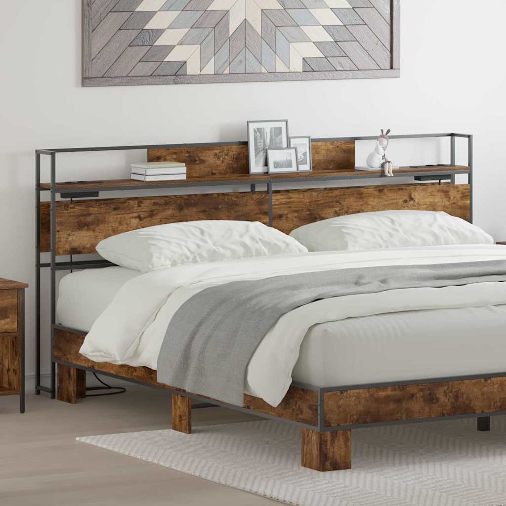 Testata contenitore Rovere fumo 200 cm Legno multistrato